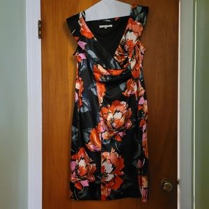 Evan Picone Floral semi-formal dress